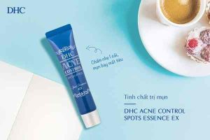 Review kem trị mụn DHC Acne Control Spots Essence EX