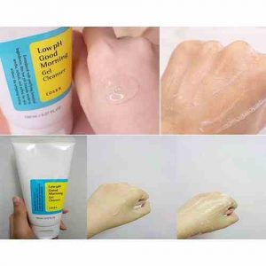 Cosrx Low pH Good Morning Gel Cleanser với texure dạng gel trong suốt