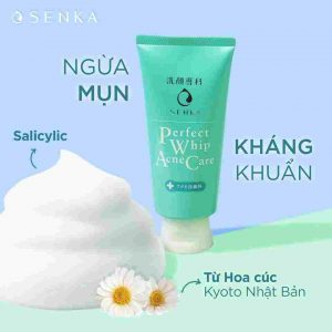 Sữa rửa mặt cho da mụn Senka Perfect Whip Acne Care